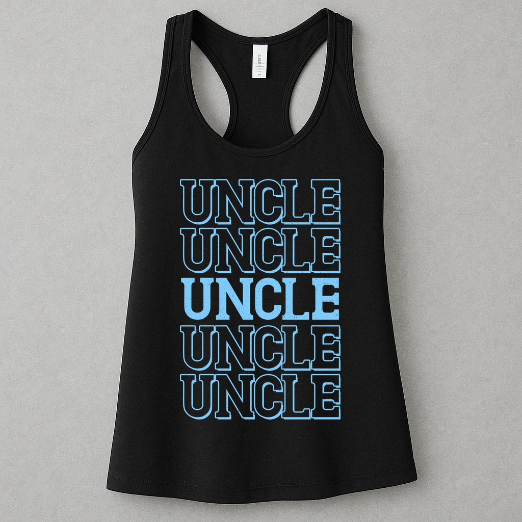 Retro Uncle Pattern Womens Tank Top
