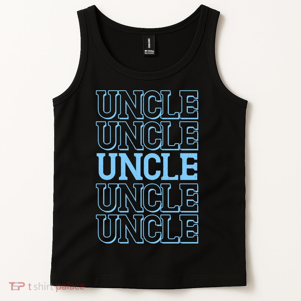 Retro Uncle Pattern Tank Top