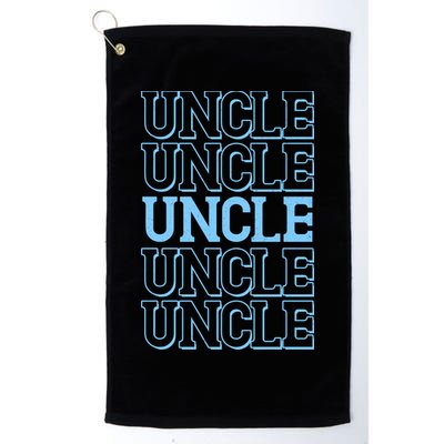 Retro Uncle Pattern Golf Towel