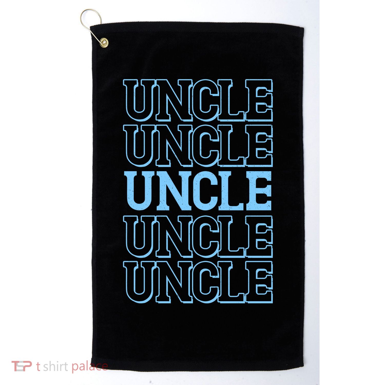 Retro Uncle Pattern Golf Towel