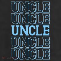Retro Uncle Pattern Golf Towel