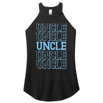 Retro Uncle Pattern Women's Perfect Tri Rocker Tank