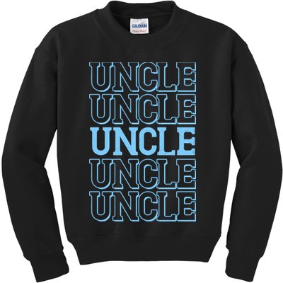 Retro Uncle Pattern Kids Sweatshirt