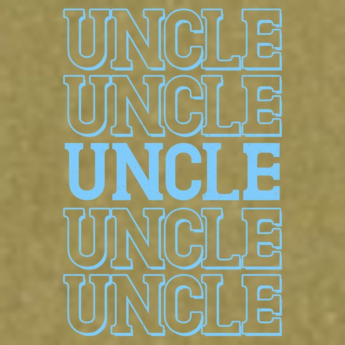 Retro Uncle Pattern Garment-Dyed Women's Muscle Tee