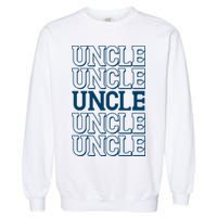 Retro Uncle Pattern Garment-Dyed Sweatshirt