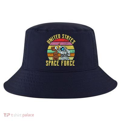 Retro United States Space Force Alien Cool Comfort Performance Bucket Hat
