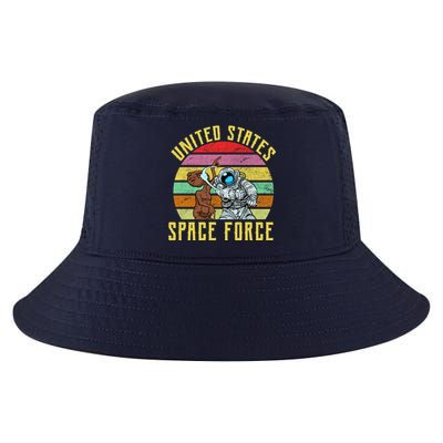 Retro United States Space Force Alien Cool Comfort Performance Bucket Hat