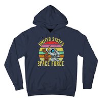 Retro United States Space Force Alien Hoodie