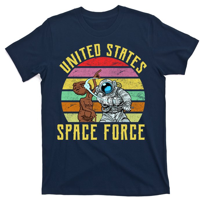 Retro United States Space Force Alien T-Shirt