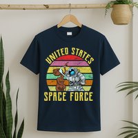 Retro United States Space Force Alien T-Shirt