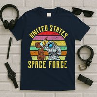 Retro United States Space Force Alien T-Shirt