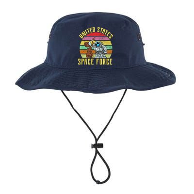 Retro United States Space Force Alien Legacy Cool Fit Booney Bucket Hat