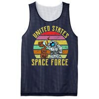 Retro United States Space Force Alien Mesh Reversible Basketball Jersey Tank