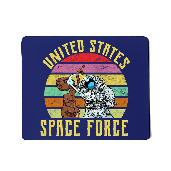 Retro United States Space Force Alien Mousepad