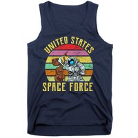 Retro United States Space Force Alien Tank Top