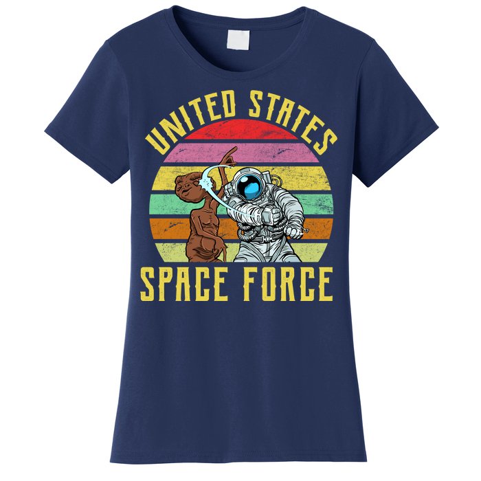 Retro United States Space Force Alien Women's T-Shirt