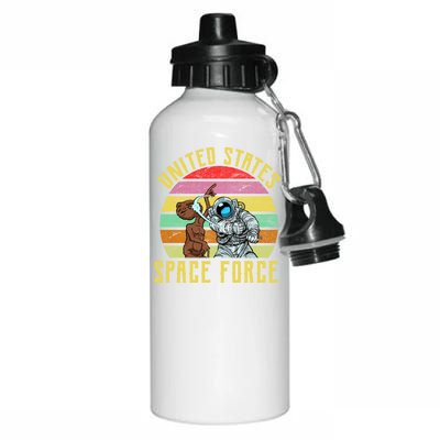 Retro United States Space Force Alien Aluminum Water Bottle