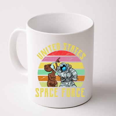 Retro United States Space Force Alien Coffee Mug