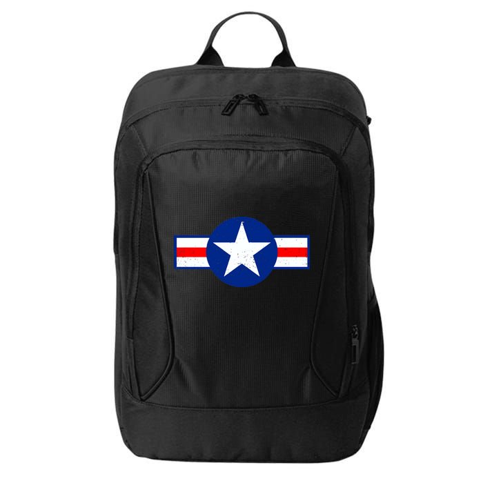 Retro US Army USA Star Logo City Backpack