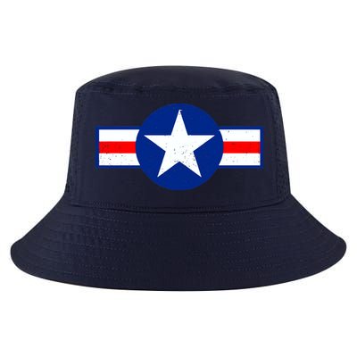 Retro US Army USA Star Logo Cool Comfort Performance Bucket Hat