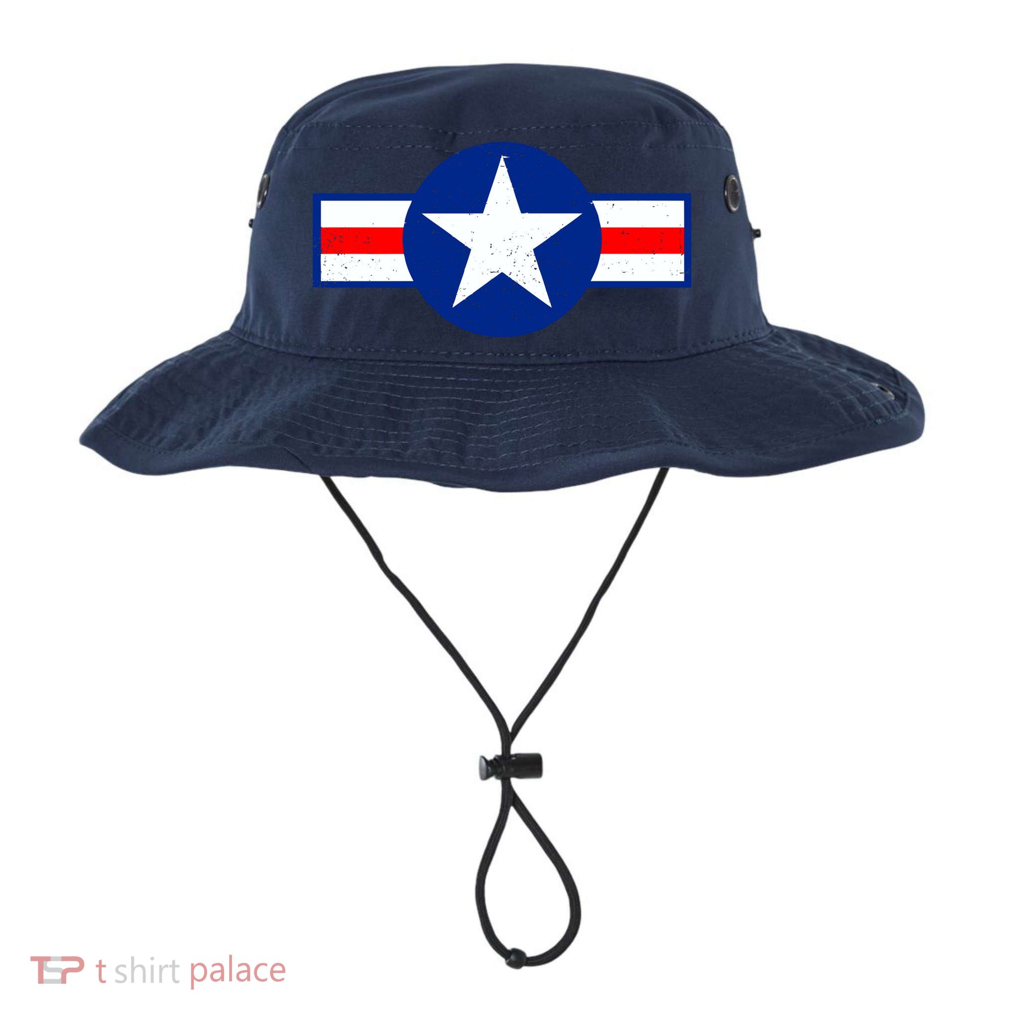Retro US Army USA Star Logo Bucket Hat