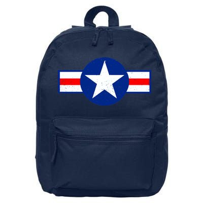 Retro US Army USA Star Logo 16 in Basic Backpack