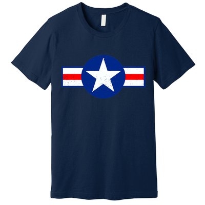 Retro US Army USA Star Logo Premium T-Shirt