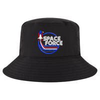 Retro USA American Space Force Emblem Cool Comfort Performance Bucket Hat