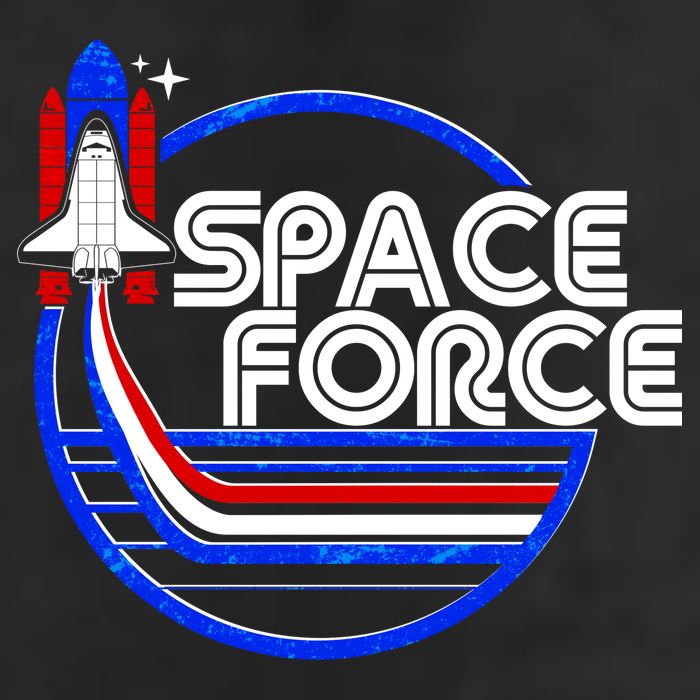 Retro USA American Space Force Emblem Cool Comfort Performance Bucket Hat