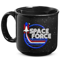 Retro USA American Space Force Emblem 15oz Campfire Ceramic Mug