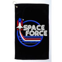 Retro USA American Space Force Emblem Golf Towel