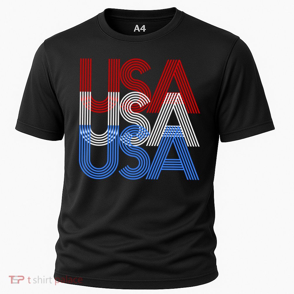 Retro USA Logo Performance Shirt