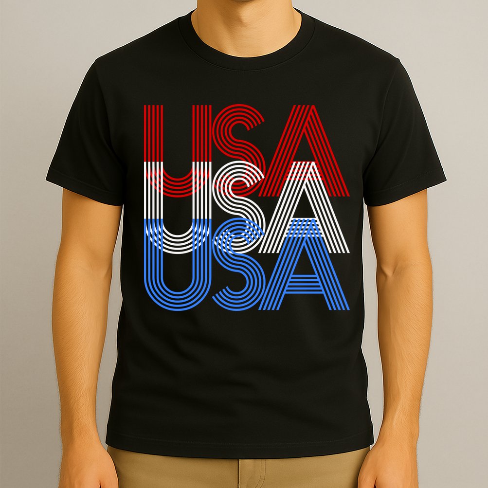 Retro USA Logo T-Shirt