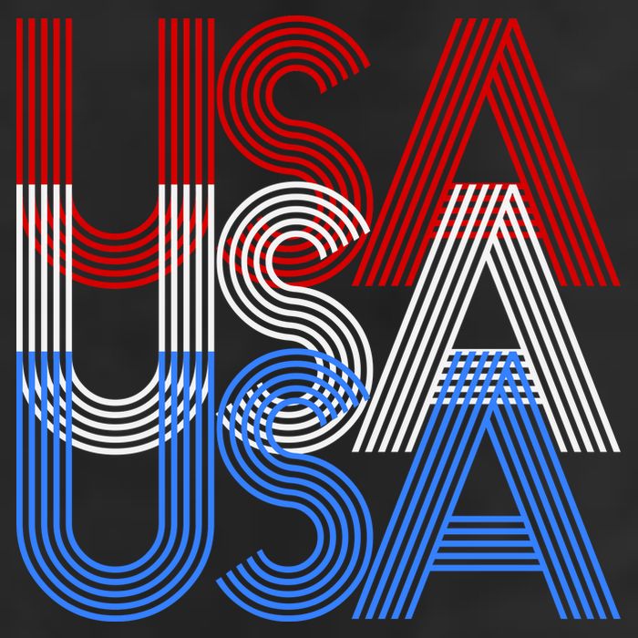 Retro USA Logo Adult Drive Performance Visor