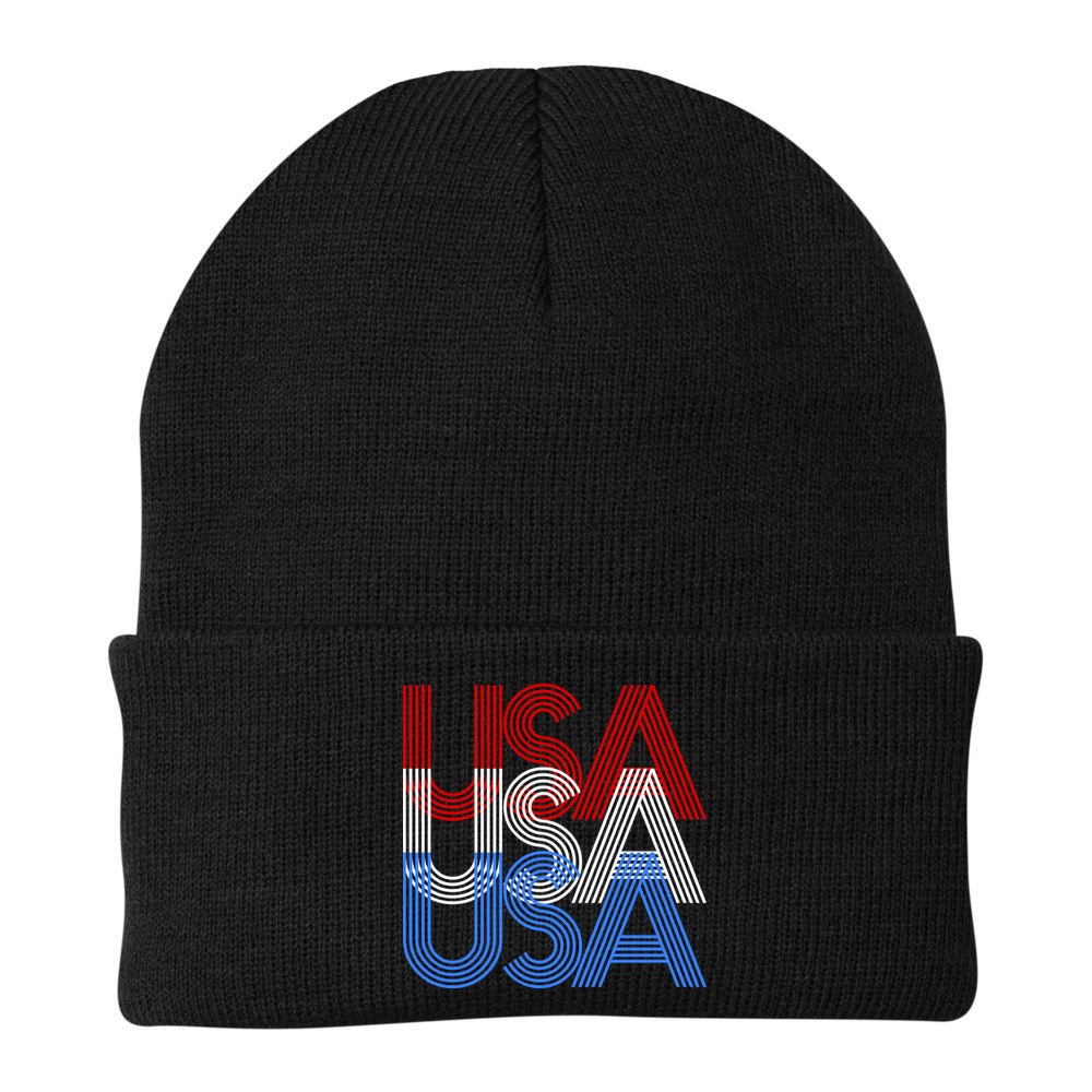 Retro USA Logo Beanie