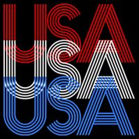 Retro USA Logo Baby Bodysuit