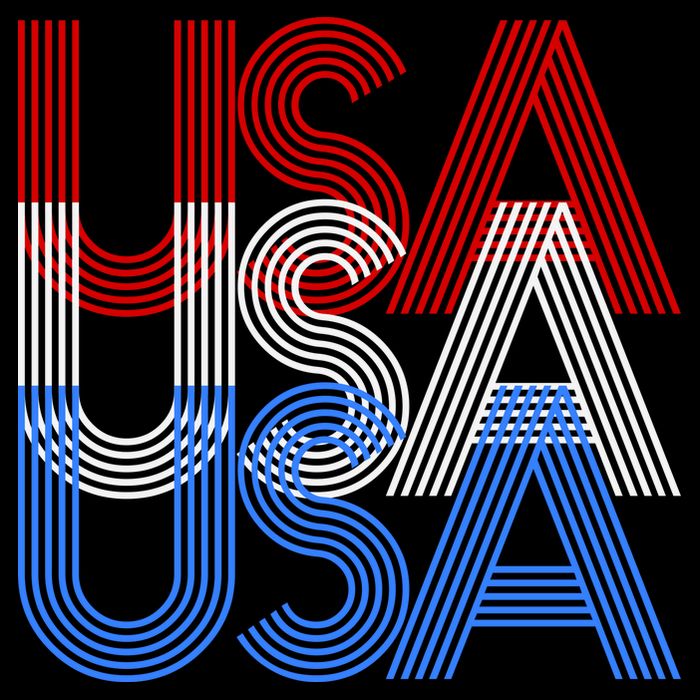 Retro USA Logo Baby Bodysuit