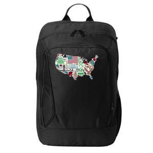 Retro USA State Map of America City Backpack