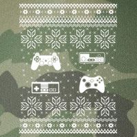 Retro Video Game Ugly Christmas Legacy Tie Dye Trucker Hat