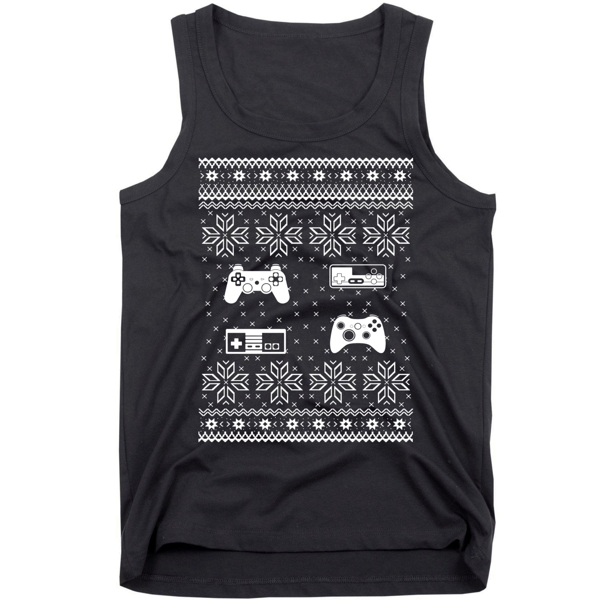 Retro Video Game Ugly Christmas Tank Top