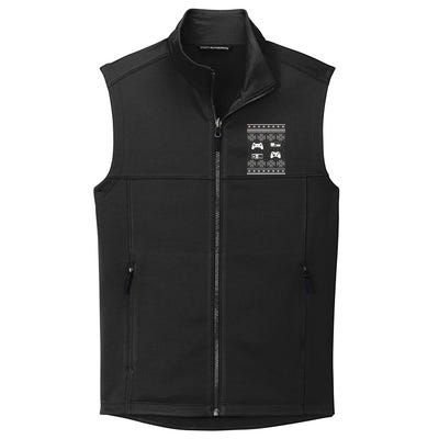 Retro Video Game Ugly Christmas Collective Smooth Fleece Vest