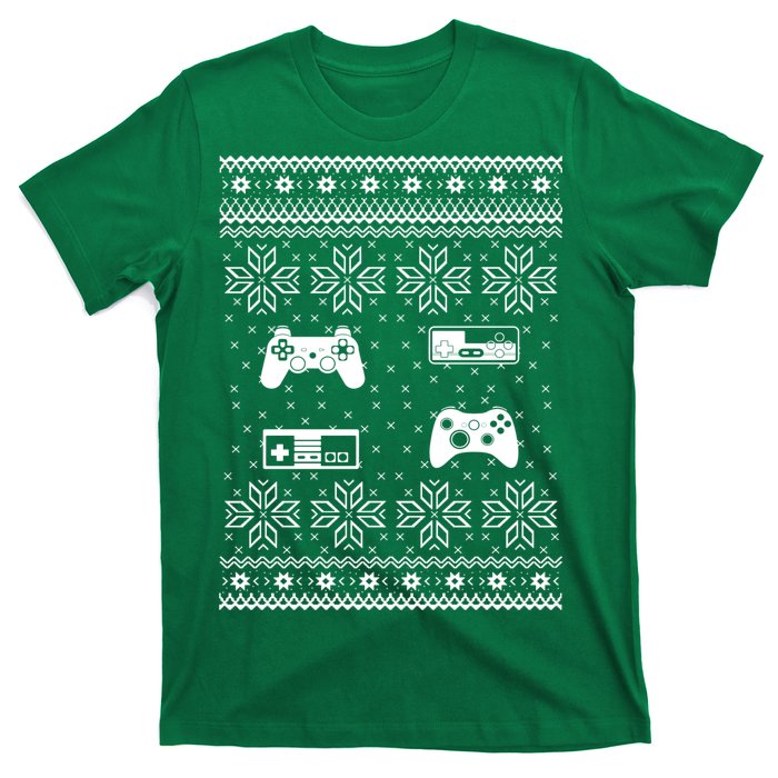 Retro Video Game Ugly Christmas T-Shirt