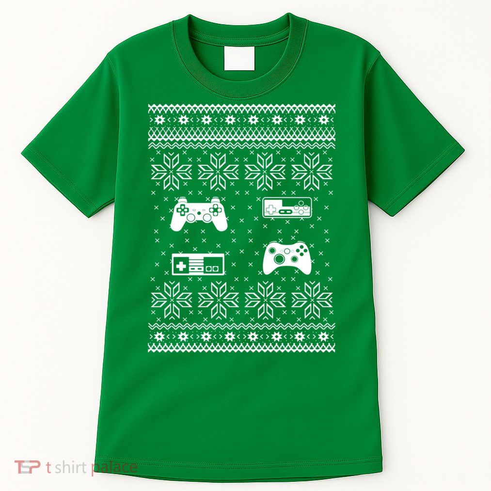 Retro Video Game Ugly Christmas Tall T-Shirt