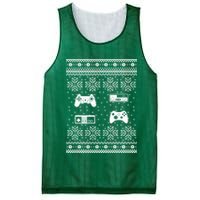Retro Video Game Ugly Christmas Mesh Reversible Basketball Jersey Tank
