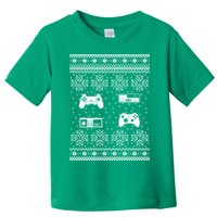Retro Video Game Ugly Christmas Toddler T-Shirt
