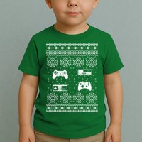 Retro Video Game Ugly Christmas Toddler T-Shirt
