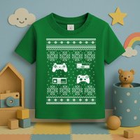 Retro Video Game Ugly Christmas Toddler T-Shirt