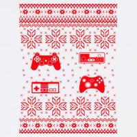 Retro Video Game Ugly Christmas Garment-Dyed Sweatshirt