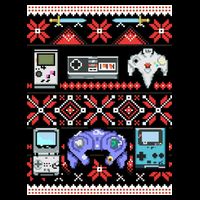 Retro Video Games Ugly Christmas Sweater Bucket Hat
