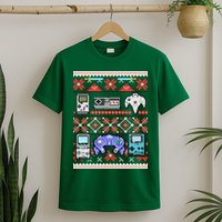 Retro Video Games Ugly Christmas Sweater T-Shirt